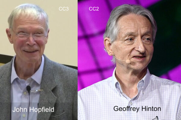 The Royal Swedish Academy of Sciences recognized John Hopfield and Geoffrey Hinton for their groundbreaking work on artificial neural networks, which are inspired by the brain's structure and learning processes.