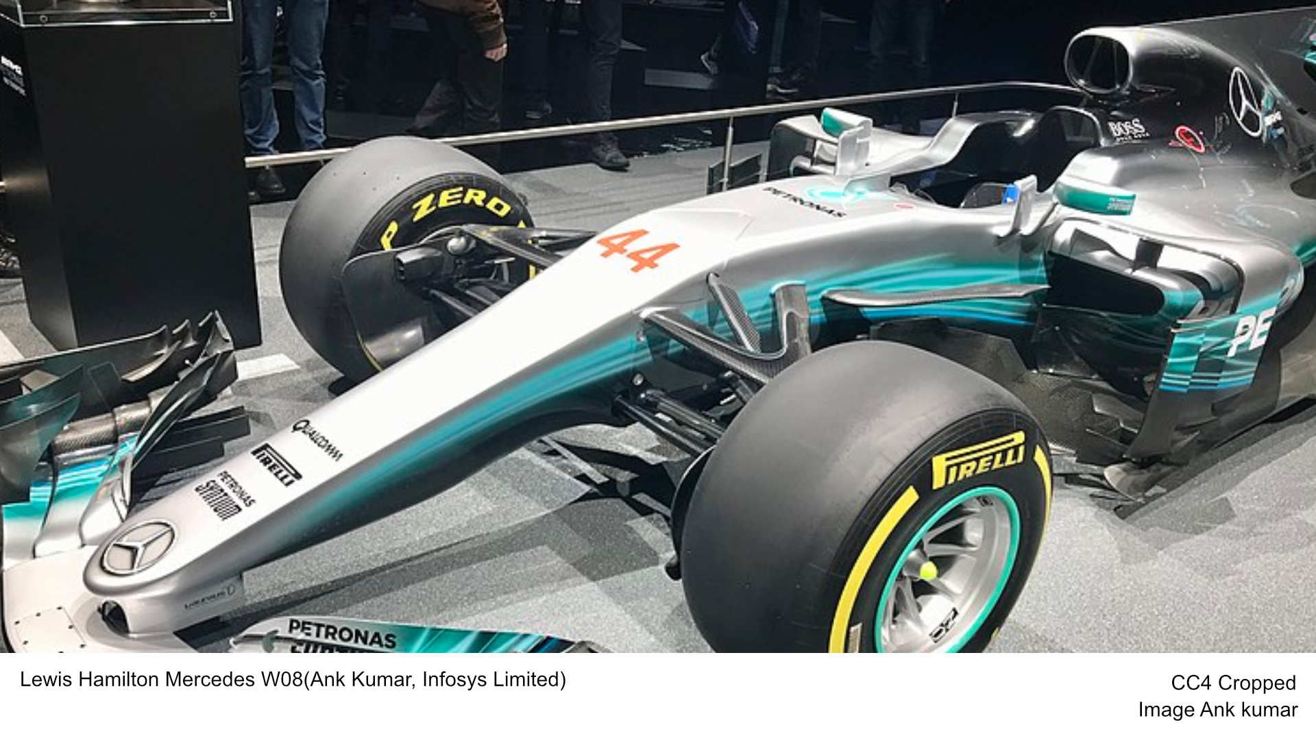 Lewis Hamilton Mercedes W08(Ank Kumar, Infosys Limited)