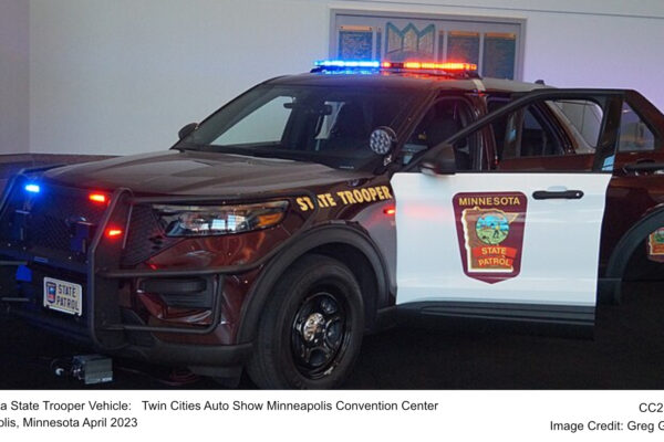 Minnesota State Trooper Vehicle: Twin Cities Auto Show Minneapolis Convention Center Minneapolis, Minnesota April 2023