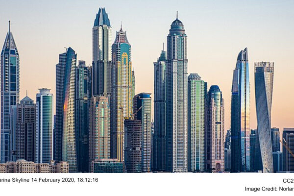 Dubai Marina Skyline 14 February 2020, 18:12:16