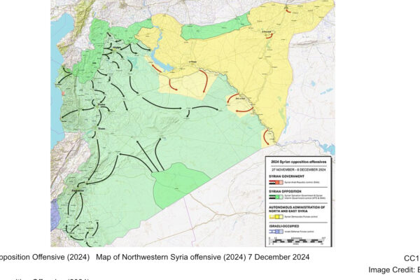 Syrian Opposition Offensive (2024) Map of Northwestern Syria offensive (2024) 7 December 2024